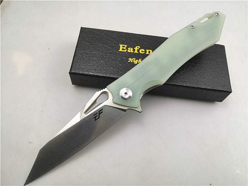 Eafengrow EF934 D2 Folding Knife G10 Portable Camping hunting Pocket Knife Hunting Fruit Jackknife EDC Kitchenware Outdoor Tool