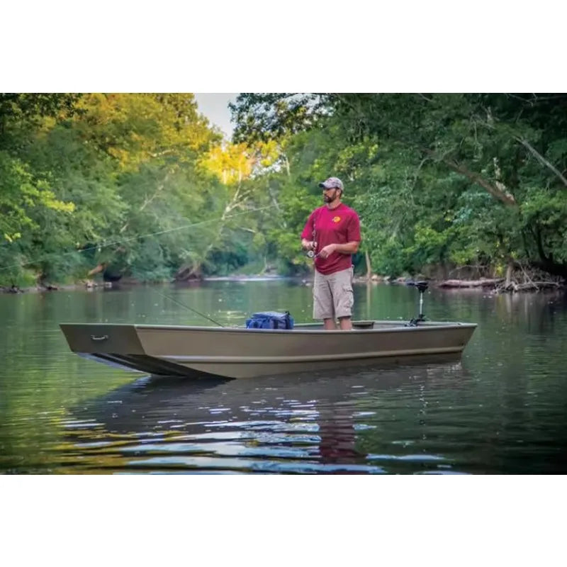 Customized 2025 New Best Cheap Flat Bottom Wide Aluminum Hunting and Fishing Boats