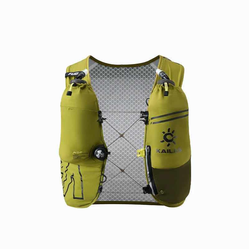 Kailas FUGA AIR 8L And 13L Unisex Travel Marathon Trail Running Hiking Cycling Backpacks with Dual Soft Water Bottles KA2554005