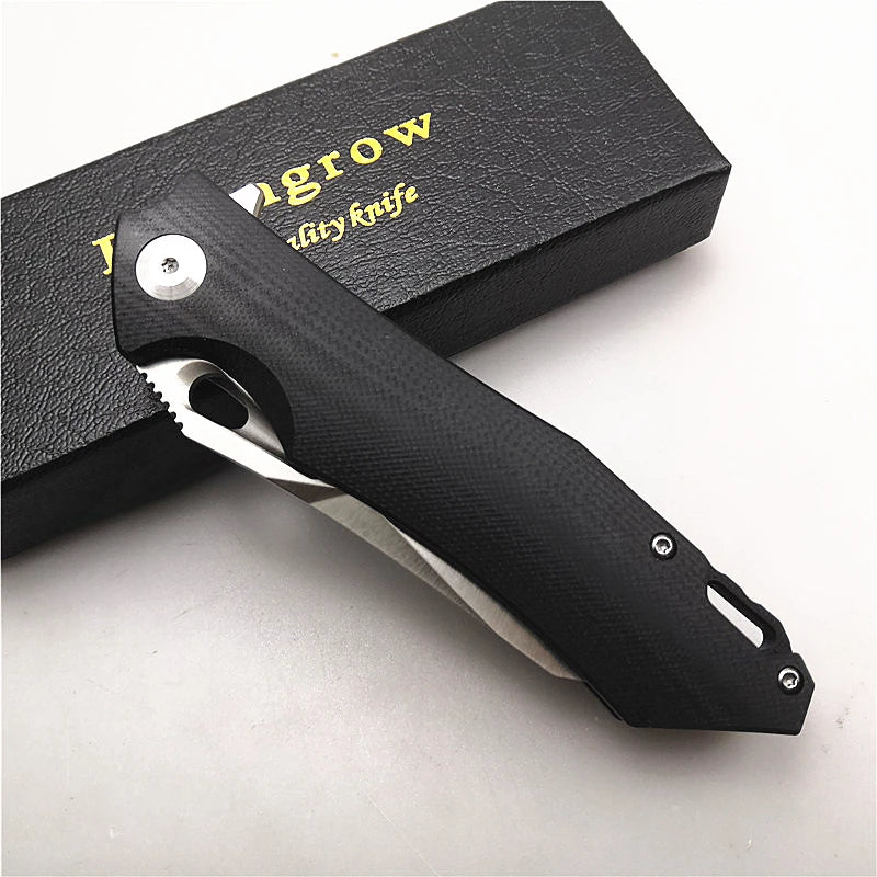 Eafengrow EF934 D2 Folding Knife G10 Portable Camping hunting Pocket Knife Hunting Fruit Jackknife EDC Kitchenware Outdoor Tool