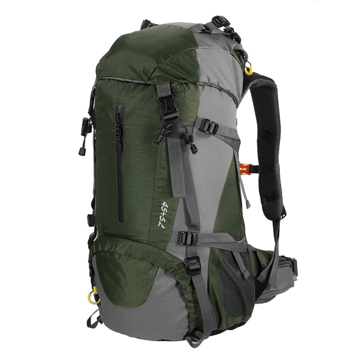 50L Waterproof Outdoor Sport Hiking Camping Travel Backpack Pack Mountaineering Climbing Trekking Bag Knapsack with Rain Cover