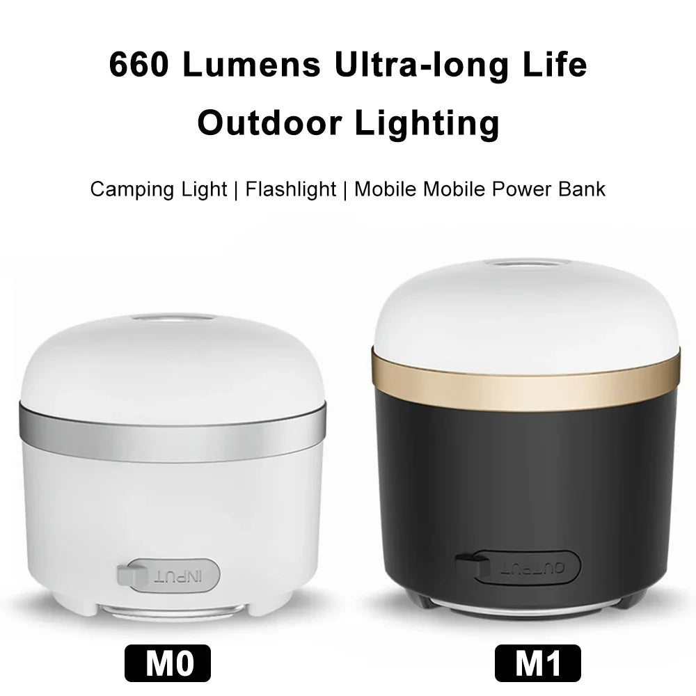 Portable Bright Rechargeable Camping Lantern 7200mAh LED Work Light with 4 Mode Waterproof Outdoor Emergency Lamp for Indoor Use