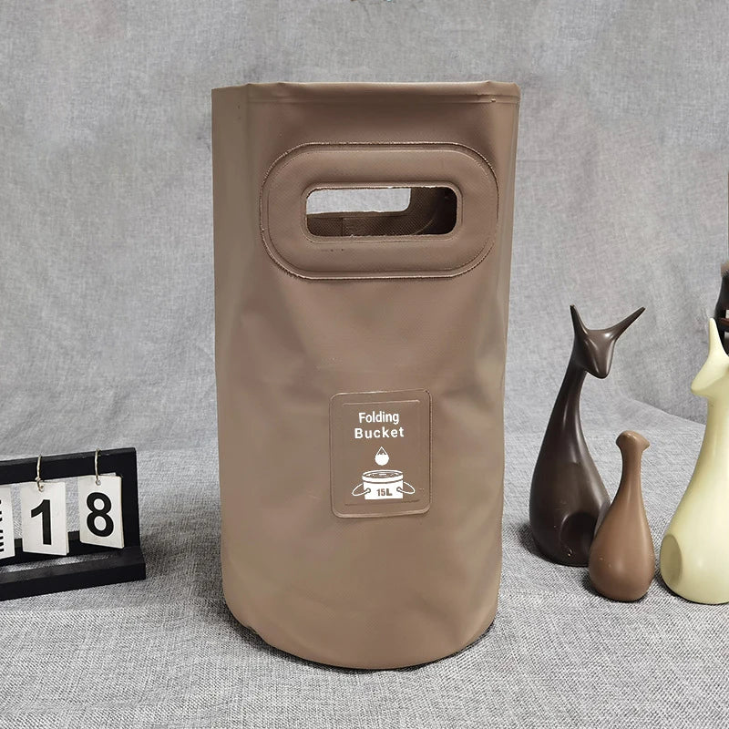 Foldable Outdoor Water Bucket Portable for Camping Picnic Fishing Travel - Convenient Storage And Easy Carry