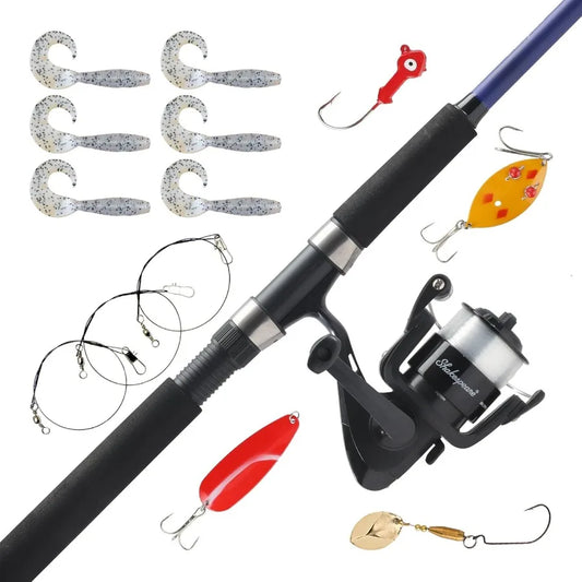 Catch More Fish Spinning Reel and Fishing Rod Combo with Kit for Freshwater and Saltwater Fishing HighPerformance