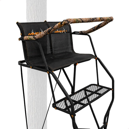 Double Droptine Deer Hunting Ladderstand, 2 Person, Custom