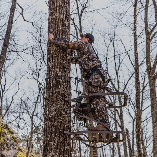 Popular Products Mossy Oak Camo Hunting Climbing Treestand Portable Steel Tree Stand for Deer