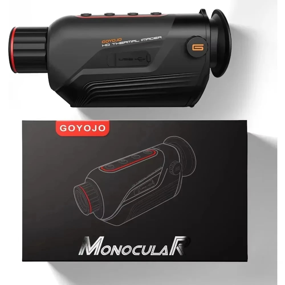 GOYOJO G325 Handheld Thermal Imaging Monocular, 384 x 288 IR Resolution, Supported Wireless Connection, 25mm 50Hz Thermal Night Vision with 6-8h Battery Life, IP65 Monocular for Hunting