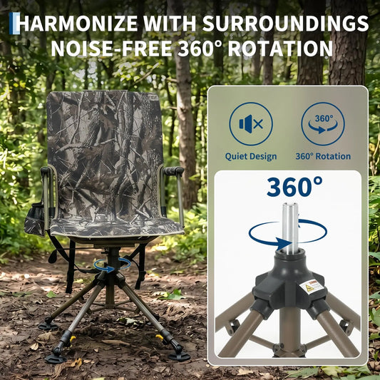 Portable Camouflage Folding Outdoor Activity Chair - Lightweight Camping Seat, Stainless Steel Frame, Durable Fabric, Easy Carry - Army Green Camouflage