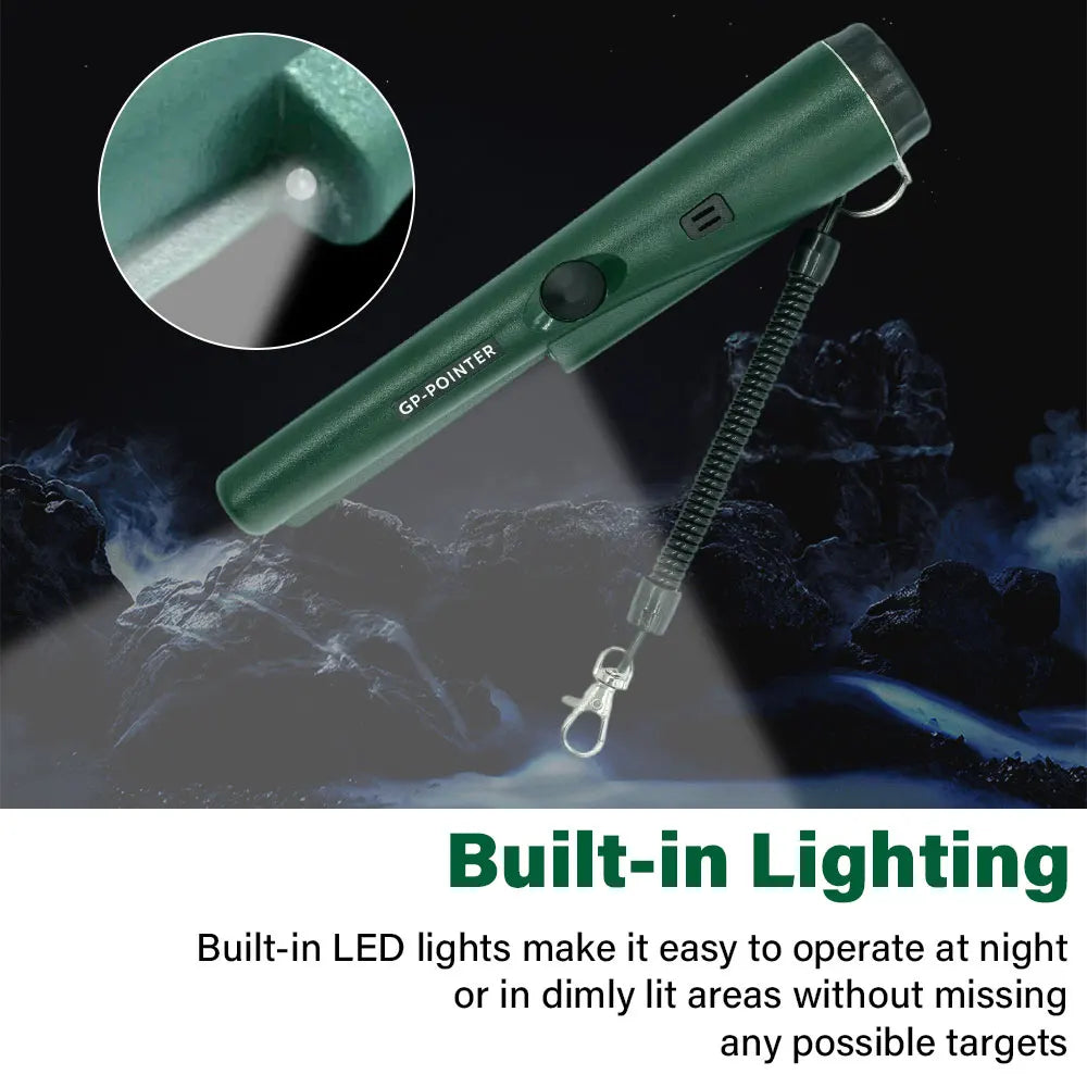 Handheld Metal Positioning Rod Underground Metal Detector GP Pointer Handheld 360° High Sensitivity Gold Diggers Detector Rod