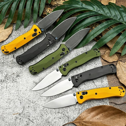 533BK-2 Folding Knife: High-Quality D2 Blade, Aluminum Handle—Portable Adventure, Camping, and Pocket Knife for Hiking, Jungle, and Outdoor Survival—Great Gift