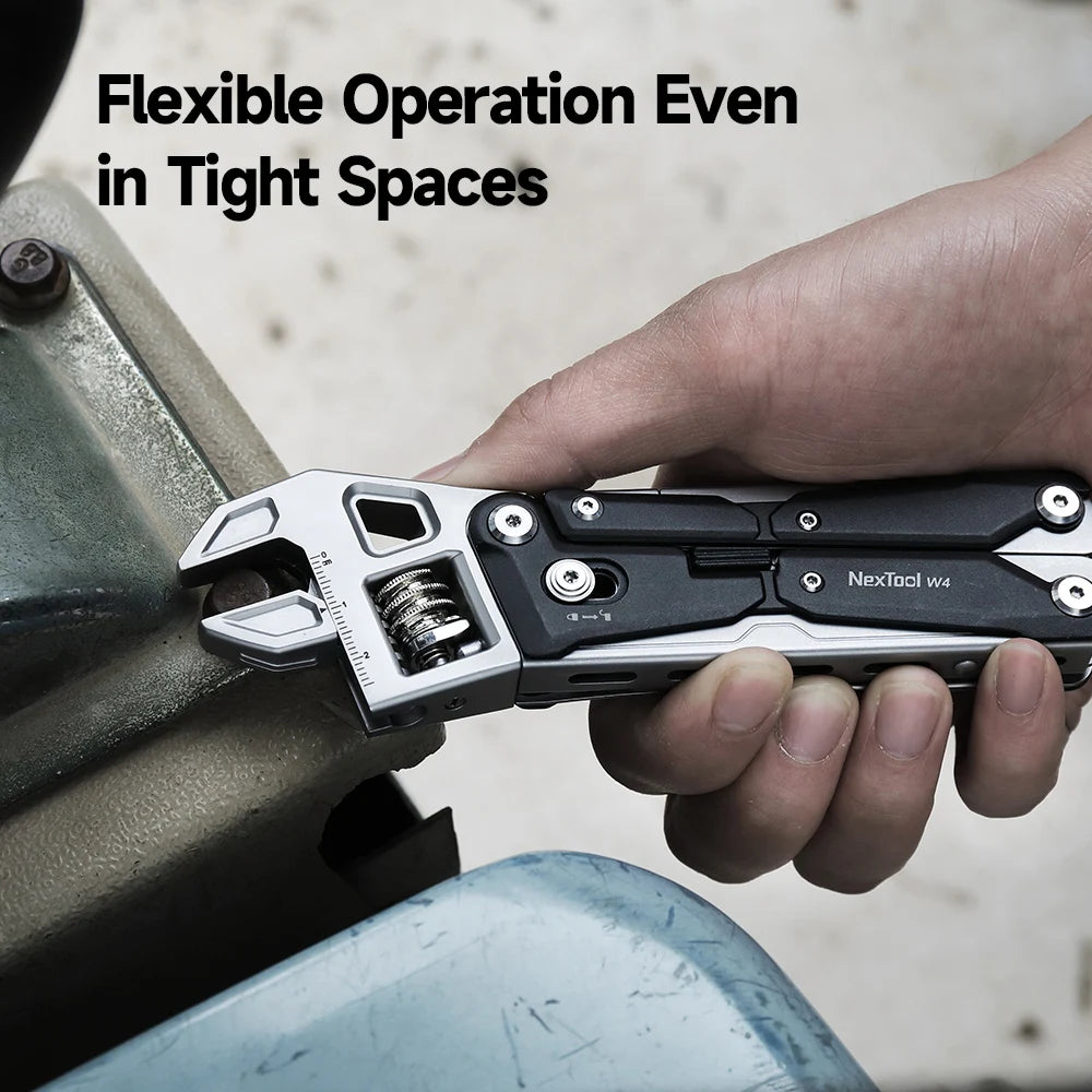 NexTool W4 Adjustable Wrench 11-in-1 Multitool Folding Pliers Screwdriver Saw Cutter Outdoor Camping Emergency Hand Tools