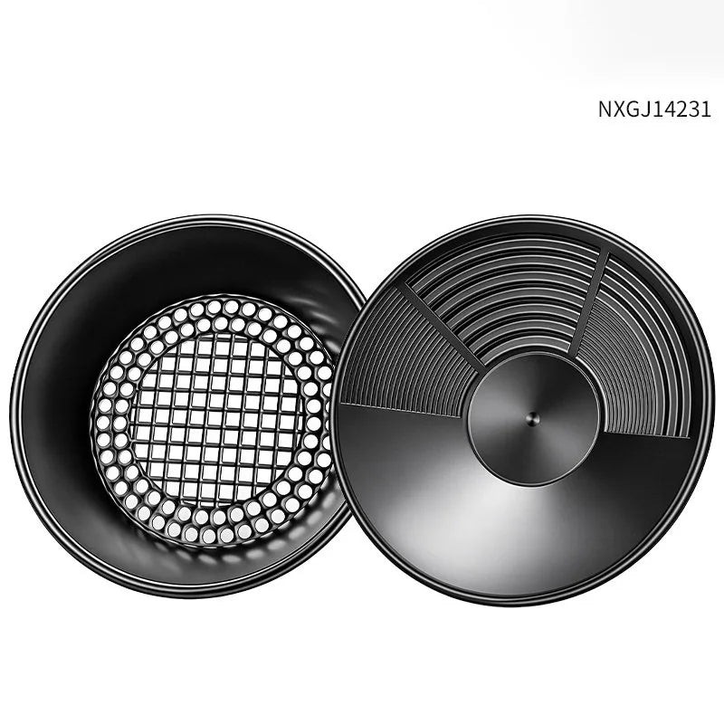 Plastic Gold Pan Large Capacity Riffle Design Gold Mining Prospecting Metal Detect Outdoor Wash Equipment Mining Tools