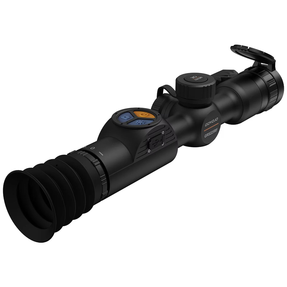 GOYOJO Thermal Imaging Scopes GRS225RF GRS225 Thermal Night Vision Scopes for Hunting 50Hz Thermal Imager Monocular with LRF WIFI Balli Calculator 8X Digital Zoom IP67  Long Range
