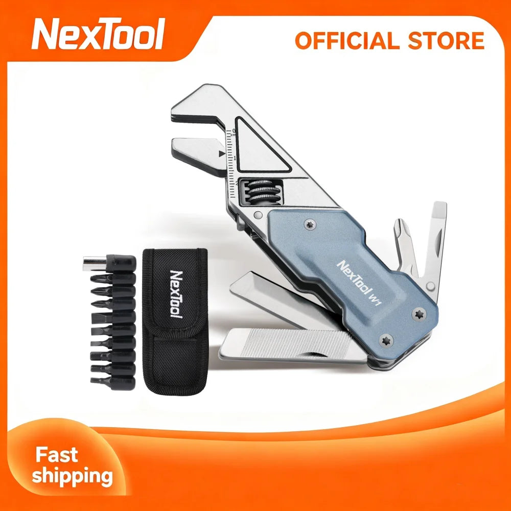NexTool W4 Adjustable Wrench 11-in-1 Multitool Folding Pliers Screwdriver Saw Cutter Outdoor Camping Emergency Hand Tools