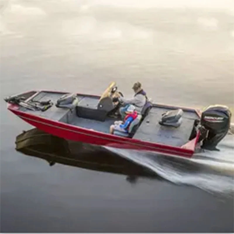4.98m Aluminium Bass Fishing Boat With Side Console for Entertainment&Leisure Customizable