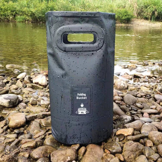 Foldable Outdoor Water Bucket Portable for Camping Picnic Fishing Travel - Convenient Storage And Easy Carry